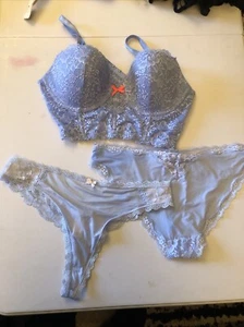 Victoria's Secret Dream Angels Demi Buste Gr. 36C mit 2 passenden Höschen Gr. L - Bild 1 von 10