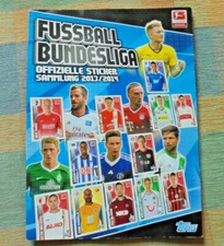 Collectible folder football Bundesliga sticker booklet 2013/14