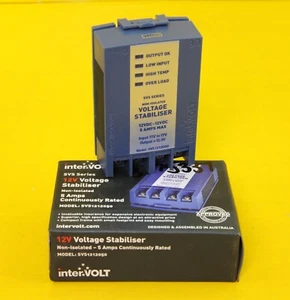 Intervolt SVS1212050 Voltage Stabiliser / Regulator , 12-12 VDC , 5A Continuosly - Picture 1 of 6