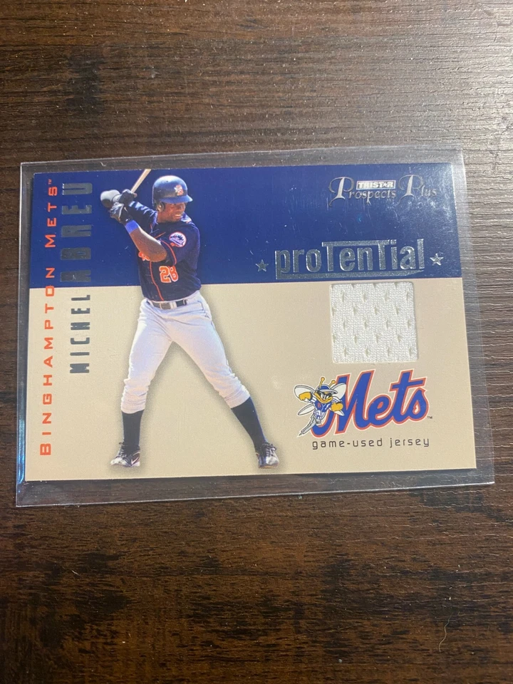 A78,243 - 2006 TRISTAR Prospects Plus ProTential Used Jersey #MA Michel Abreu - Image 1 of 1