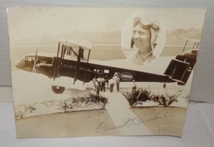 SIGNED PHOTOGRAPH OF CLARENCE D. CHAMBERLIN American Pioneer of Aviation AMOCO - Picture 1 of 6