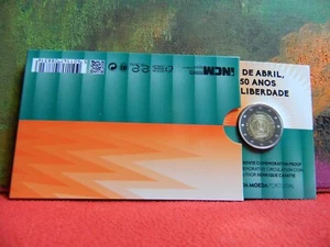 Portugal, 2024, Moneda de 2 Euros, El 25 de Abril, ¡Prueba! - Imagen 1 de 3