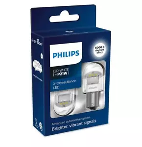 PHILIPS X-tremeUltinon Gen2 LED P21W Lampadine di retromarcia 11498XUWX2 x2 - Picture 1 of 1