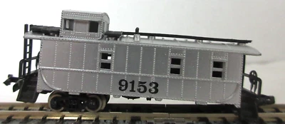 Model Power N Scale Train 3288 Silver & Black  Caboose 9153 - Image 1 of 4