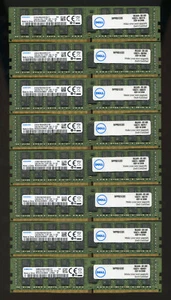 Samsung 256GB (8 X 32GB) PC4-2133P PC4-17000 DDR4 Reg ECC Ram M393A4K40BB0-CPB0Q - Photo 1/1
