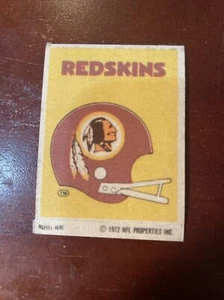 1972 1975 Sunbeam NFL Properties WASHINGTON REDSKINS Sticker - Picture 1 of 1