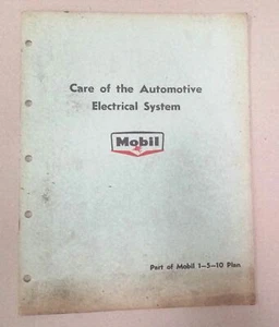 Mobil Care Of The Electrical System Workshop Manual - Picture 1 of 4