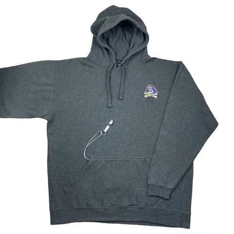 East Carolina Pirates ECU Built in Koozie Beer Opener Mens Hoodie Sweatshirt 2XL Cover