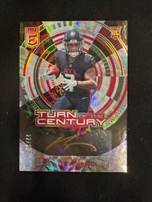 2023 donruss elite bijan robinson turn of the century rc gold auto /25 tc-bro