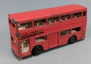 Vintage Matchbox Superfast No 17 The Londoner Double Decker Bus Red - Picture 1 of 4