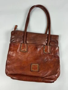 Campomaggi Brown Leather Studded Tote Bag Shoulder Handbag - Picture 1 of 24