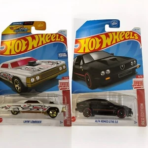 2024 Hot Wheels ALFA ROMEO GTV6 3.0 & LAYIN' LOWRIDER - Exclusive Red Edition 🔥 - Picture 1 of 5