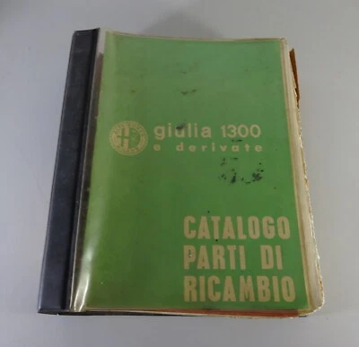 Catalogo Ricambi/Ersatzteillist Alfa Romeo Giulia 1300 Serie 105 Stand 01/1969 - Immagine 1 di 4