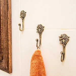 Decorative wall hook Medusa Gorgon, mythological creature, Brass handmade. - Picture 1 of 12