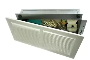 Hidden Wall Safe Hidden as Air Vent in Plain Sight Secures Jewelry Valuables ... - Picture 1 of 7