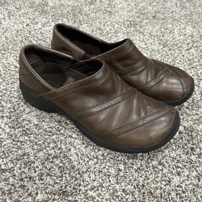 Merrell Shoes Womens 8 Encore Eclipse Smooth Loafer J66588 Brown Leather Flats - Image 1 of 4