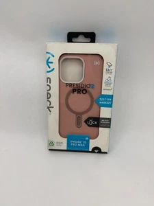 Speck Presidio2 Pro MagSafe ClickLock Case iPhone 15 Pro Max - Dahlia Pink/Rose - Picture 1 of 6