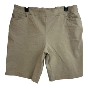 Time And True Shorts Damen Übergröße 20 XXL Stretch Pull On beige Taschen A63 - Bild 1 von 4