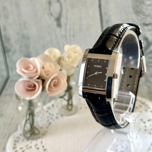 Orologio Fendi 7000L marrone scuro batteria sostituita originale