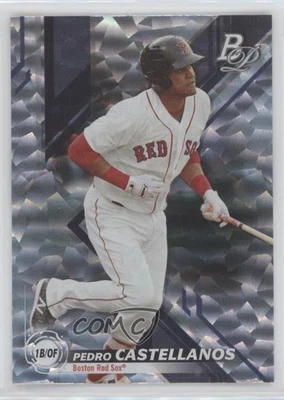 2019 Bowman Platinum Wal-Mart Top Prospects Icy Foil Pedro Castellanos #TOP-87 - Image 1 of 2