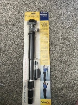 SUNPACK PLATINUM PLUS MONOPOD WITH COMPACT BALL HEAD• NOS✨ - Image 1 of 4