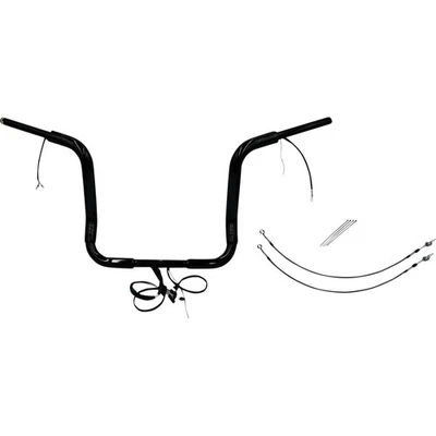 Kit de manillar Fat Baggers - Parte superior puntiaguda - 14" - Negro 802514-B Foto 1 de 3