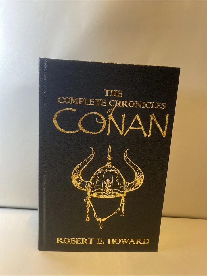 COMPLETE ILLUSTRATED CHRONICLES OF CONAN Robert E Howard Faux Leather Bound - Imagem 1 de 4