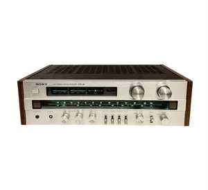 Vintage 1970's Sony STR-V4 AM/FM Stereo Receiver - Working / Broken Knob - Picture 1 of 17