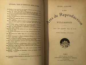 Jules Adeline : les arts de reproduction vulgarisés. Gravures. EO 1888 - Picture 1 of 12