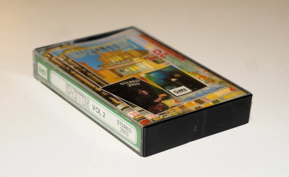 Led Zeppelin - Vol 2 - Paper Label - 4 Track Cassette Tape - Image 1 of 4