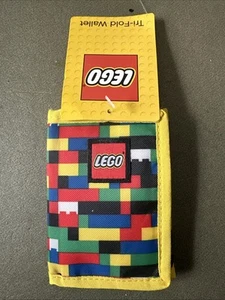 LEGO Tri-Fold Wallet Lego Bricks Primary Colors unused with Tag - Picture 1 of 2