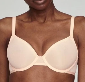 Cuup The Demi Mesh Bra In Blush SZ 36G NWT - Picture 1 of 7