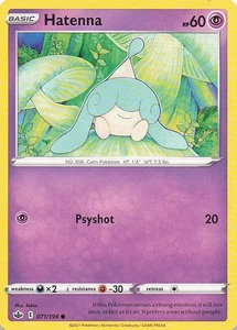 Hatenna Common Normal SWSH06: Chilling Reign 071/198 NM - Bild 1 von 2