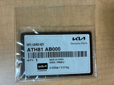 OEM Genuine Kia NFC Card Key ATH81-AB000 - Image 1 of 4