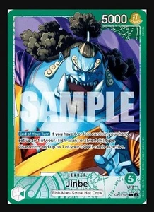 One Piece CCG Jinbe OP11-021 (Arte Alternativa) Un Pugno di Divina Velocità Foil - Foto 1 di 1