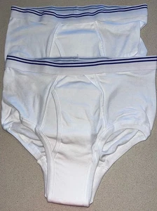 Slip uomo grande Wearever incontinenza bianco intimo controllo perdite lotto 2 mai indossato - Foto 1 di 3