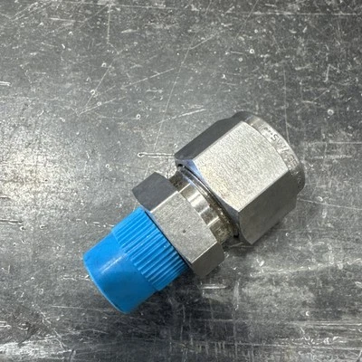 Swagelok 316 Stainless Union 1/2" Tube to 1/4" NPT Male SS-810-1-4 - Image 1 of 4