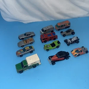 Hot Wheels Lot of 12  1970s Vintage Diecast Black wall Made In Hong Kong     HW1 - Picture 1 of 16