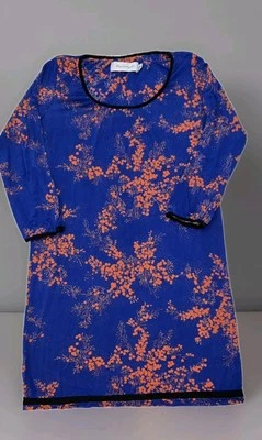 Vestido T Bags Los Angeles para mujer talla S drapeado elástico manga 3/4 floral Foto 1 de 4