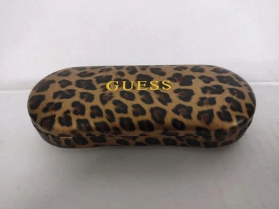 GUESS Hard clam shell Glasses Case  Leopard animal  Print Women Sunglasses - Image 1 of 3