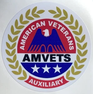 American Veterans AMVETS Zusatzaufkleber wasserdicht D740 - Bild 1 von 1