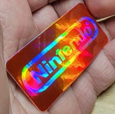 👉DESIGNED TO FIT ON Nintendo Game Boy Color CGB-001 CONSOLE👈1 HOLO LABEL ONLY☆ - Image 1 of 4