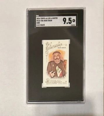 Iron Shiek 2014 Topps Allen Ginter Mini #153 A&G Back Graded SGC 9.5 - Image 1 of 2