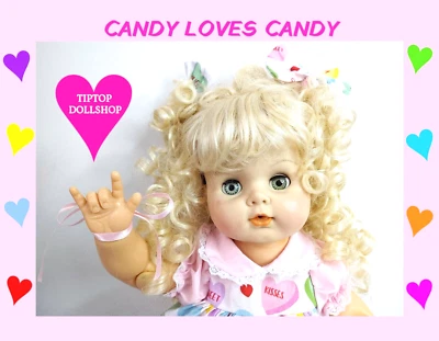 ВИНТАЖНЫЙ BABY DOLLIKIN PLAYPAL КУКЛА ~ Я ЛЮБЛЮ ТЕБЯ ЯЗЫК ЖЕСТОВ - Изображение 1 из 4