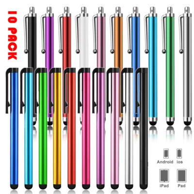 10Pack Universal Stylus Pen Touch Screen For iPad iPhone Android Samsung Tablet - Image 1 of 4