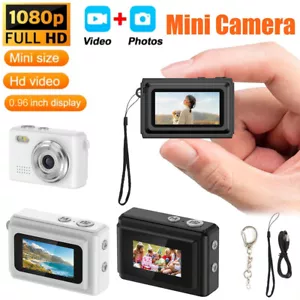 Retro Mini Camera With Screen Indoor Home Outdoor 1080p HD Portable Very Small - Picture 1 of 29