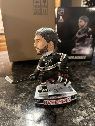 Washington Capitals Alex Ovechkin Bobblehead Gr8 Chase Goal 802 Reverse Retro Cover