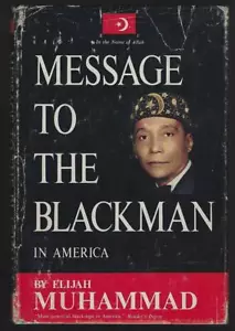 Message to the Blackman in America Elijah Mohammad 1965 1st edition Dust Jacket - Picture 1 of 1