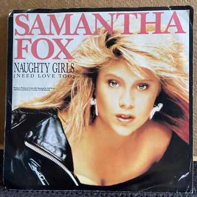 Samantha Fox~ Naughty Girls / Dream City Vinyl 45Rpm w/ sleeve/ 1987/ NM Vinyl Foto 1 de 3