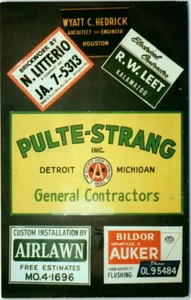 1960s OH Postcard Baked Enamel Signs Scioto Sign Co Kenton Ohio Signs Since 1897 - Picture 1 of 2